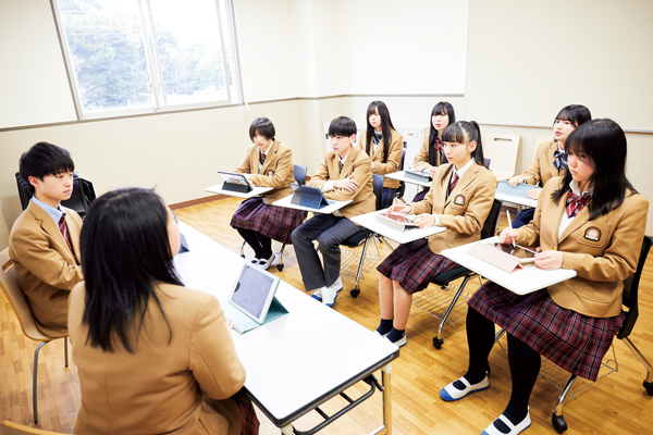 生徒主体の学校運営　生徒会や委員会が中心となり、全校生徒が活躍できる学校！