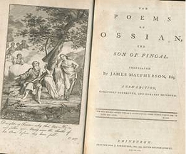 photo：『オシアン』　ジェイムズ・マクファーソン作（1792年版）